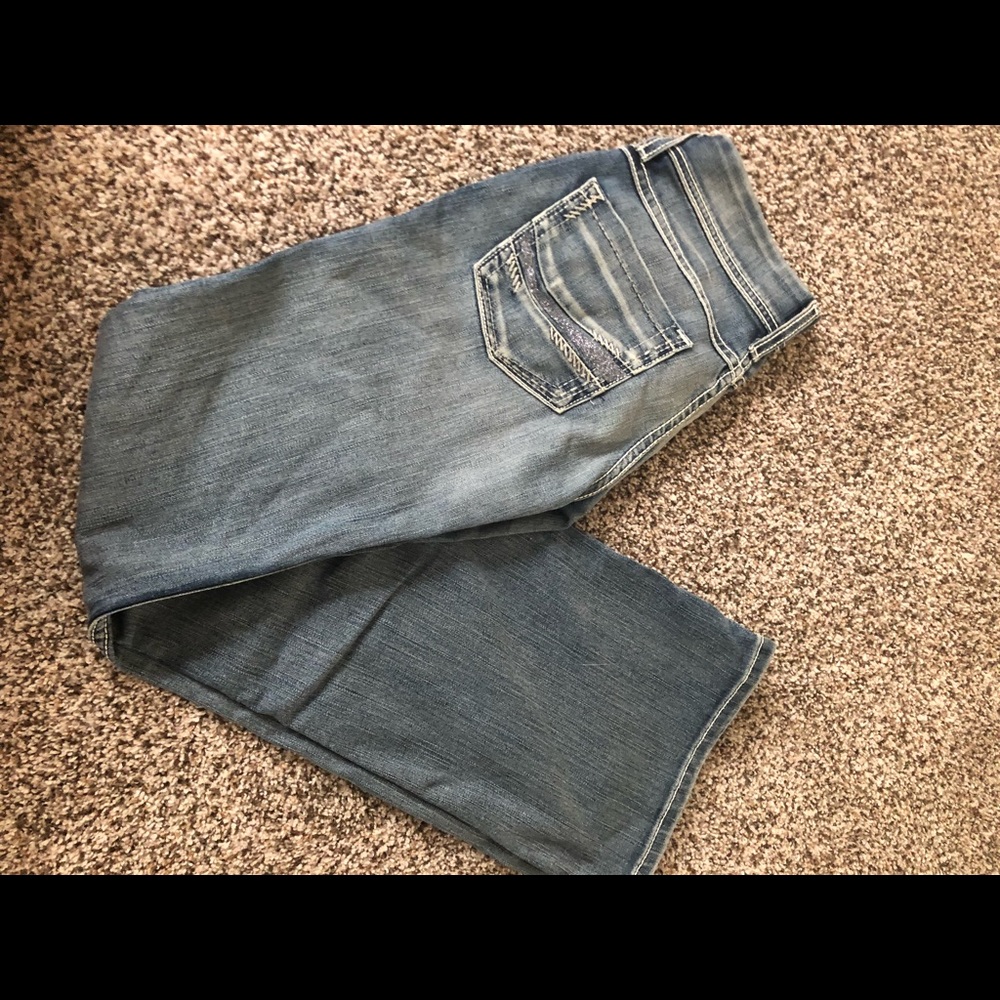BKE starlite denim flare size 24 R